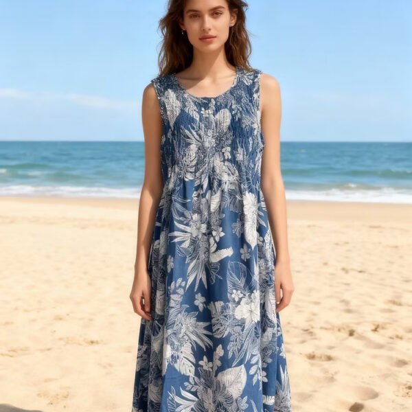 Darling Blue Floral Dress