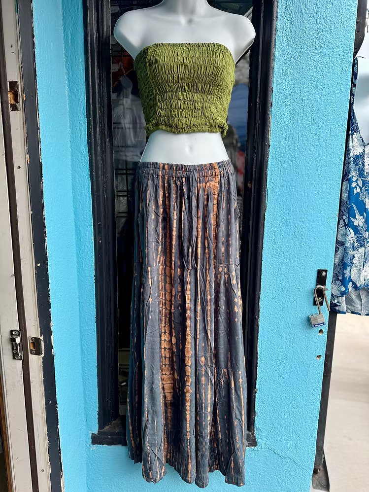 Grey Long Skirt