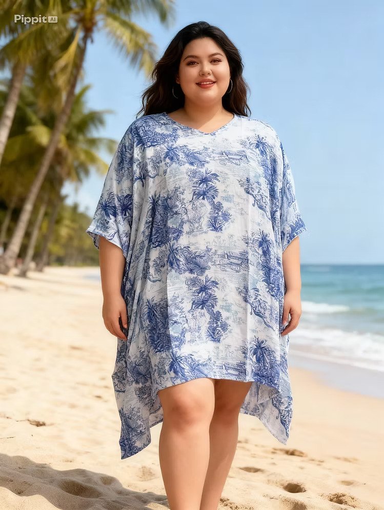 Plus Sized Beach Cover Up