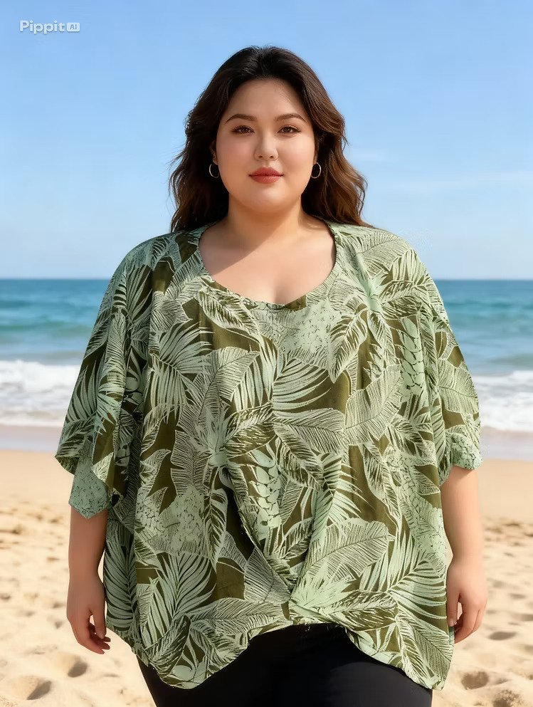 Plus Sized Beach Cover Up #2