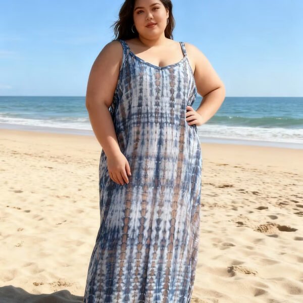 Plus Sized Tie Dye Dress