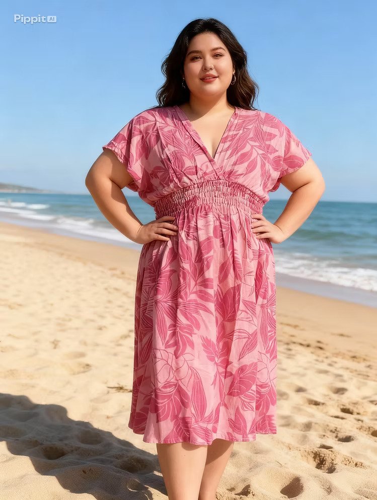 Tropical Tee-Tunic Dress