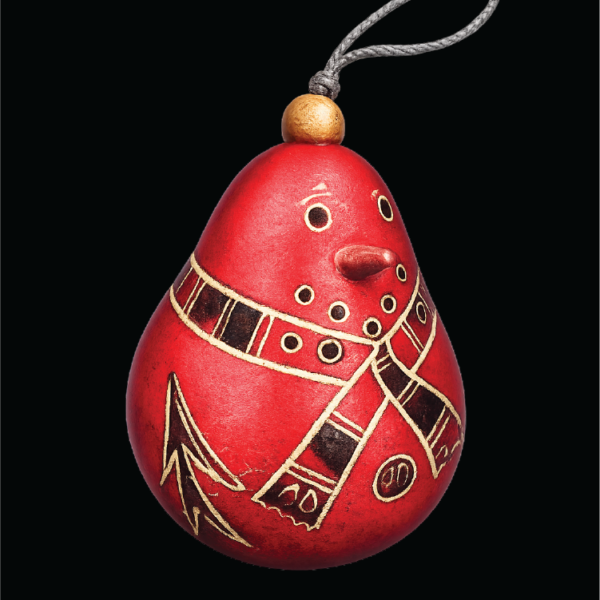 Christmas Snowman - Red