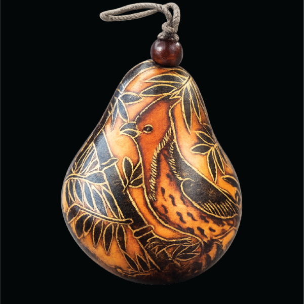 Gourd Ornament - Cardinal